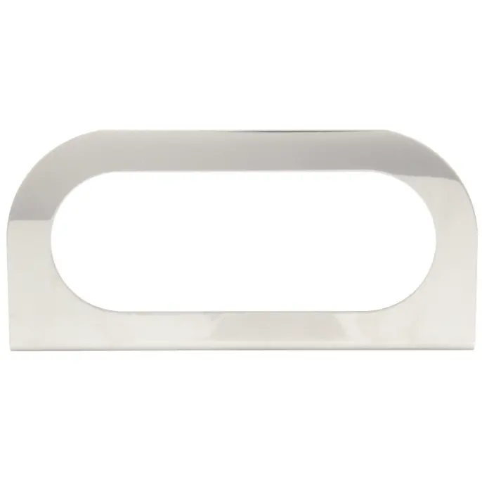 Silver Stainless Steel 2"X6" Oval 2 Screw Bracket Mout For 60 Series Lights | Truck-Lite 60730 1