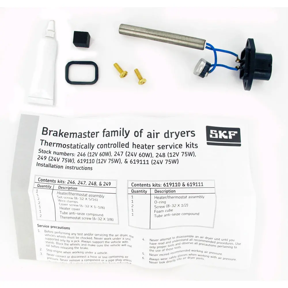 Air Dryer Heater Kit | Skf 619110 1