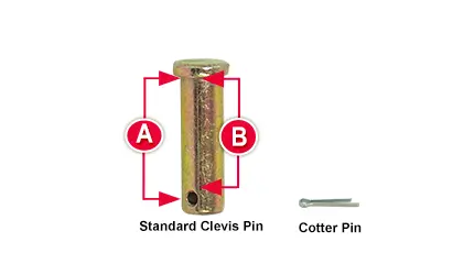 5/16" Clevis Pin (Pack Of 5) | 2008-5 Tectran 1