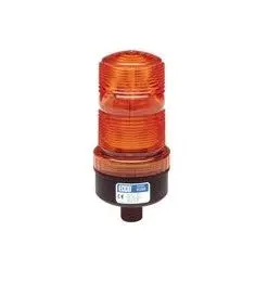 Low Intensity Amber Beacon Strobe Warning Light, 1/2 Pipe Mount | Ecco 6226A 1