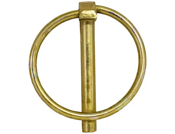 Yellow Zinc Plated Linch Pin With Ring For Utility Trailers, Cargo Trailers, Lawn Equipment | 66003 Buyers Products 1
