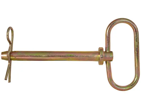 Yellow Zinc Plated Hitch Pins - 1-1/8 Diameter X 6-1/4 Inch Usable Length | Buyers Products 66130 1