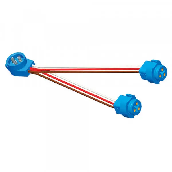 Straight Two Light 9" Y Adapter Pigtail | Grote 66813 1