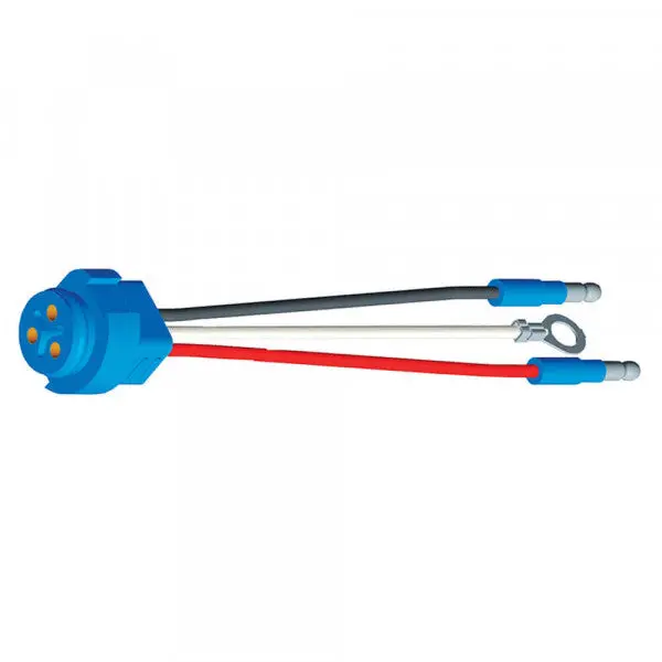8" Long Stop Tail Turn Three-Wire Plug-In Pigtails For Male Pin Light | Grote 66841 1