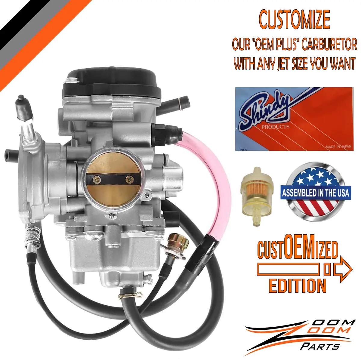 Custoemized Carburetor Carb For 2006 2007 2008 2009 Yamaha Wolverine 350 Yfm350 Atv Quad 1