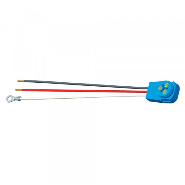 11" Long Three-Wire 90º Plug-In Pigtails For Male Pin Stop Tail Turn Lights | Grote 67005 1