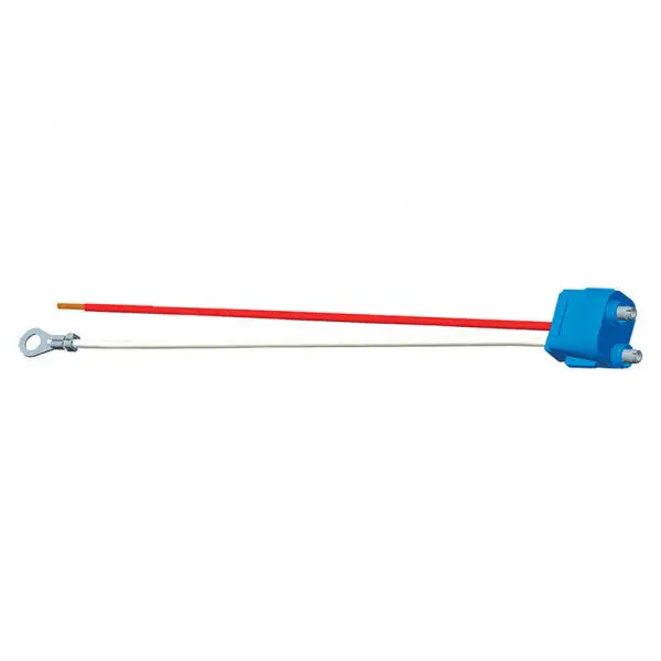 Two-Wire Plug-In Pigtail For Female Pin Lamp, Blunt Cut, Straight | Grote 67010 1