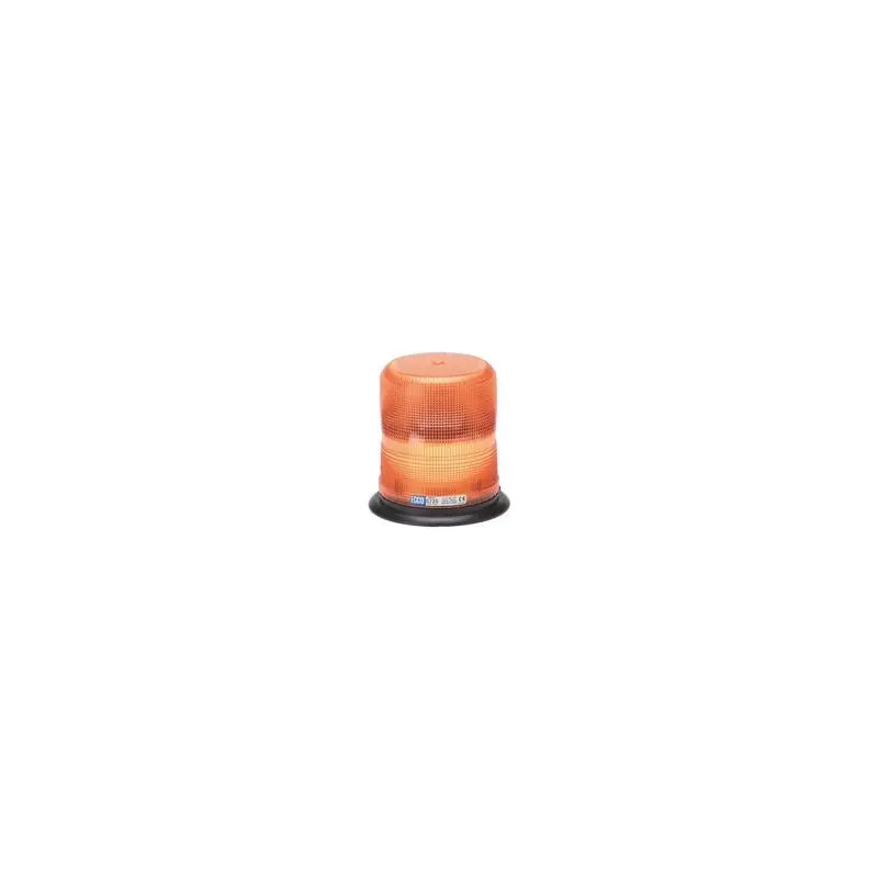 Medium Profile Amber Beacon Strobe Warning Light, 3 Bolt Mount | Ecco 6720A 1