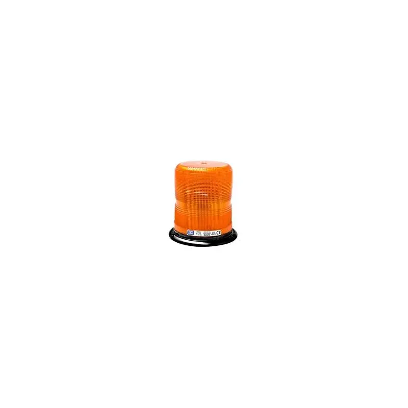 Medium Profile Amber Ibeam Diagnostic Indicator Strobe Beacon Light, 3 Bolt Mount | Ecco 6770A 1