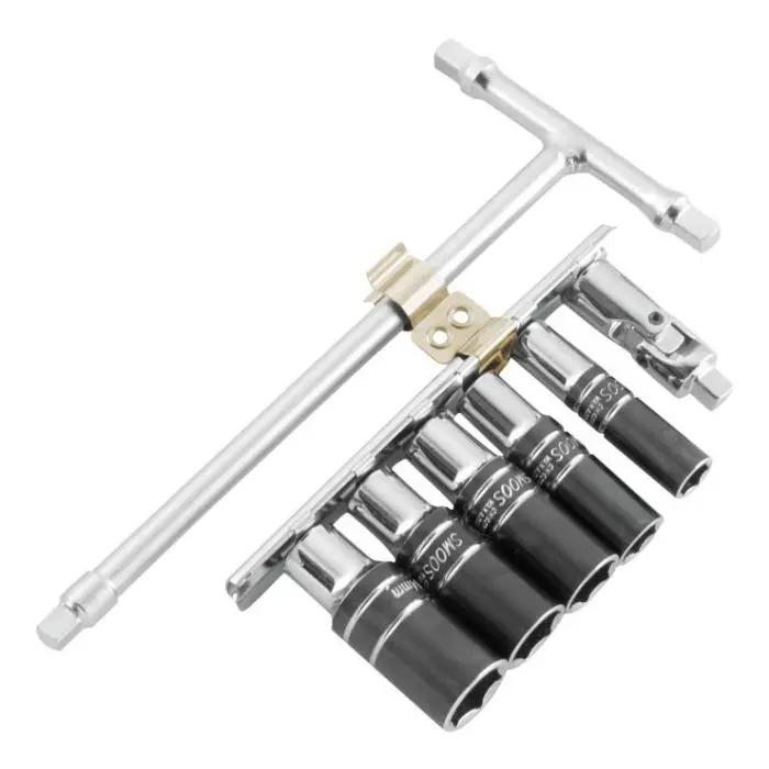 1/4" T-Handle Wrench With Sockets And Swivel Metric 1
