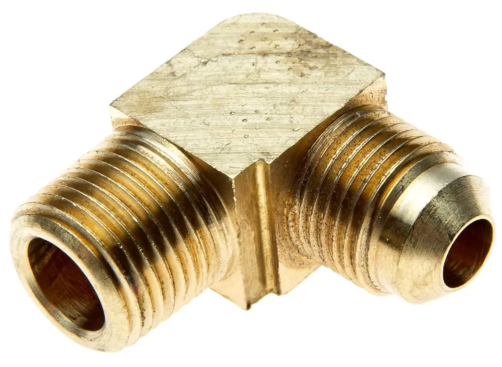 Male Sae 45 Flare To Male Pipe - 90 (Sae Flare) | G60654-0604 Gates 1