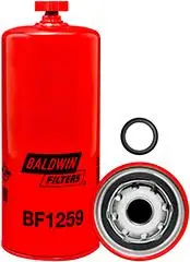 Fuel/Water Separator Spin-On With Drain | Bf1259 Baldwin 1