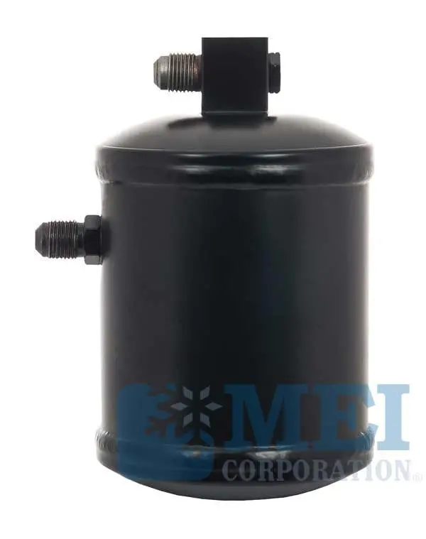 7" Steel A/C Receiver Drier For Navistar Trucks, 4" Diameter | Mei/Air Source 7211 1
