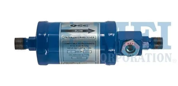 Bus Application 8.5" In-Line Steel A/C Reciever Driver, 2.75" Diameter | Mei/Air Source 7541 1