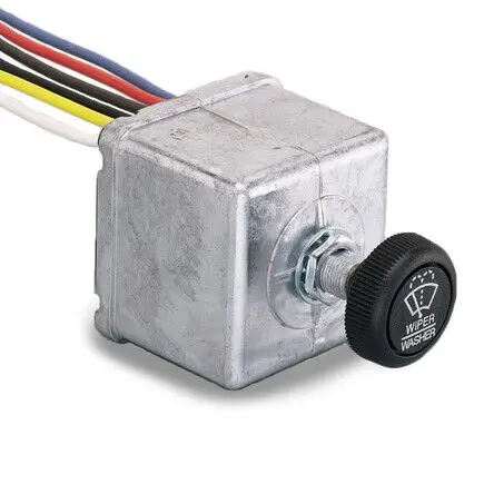 6 Position Electronic Windshield Wiper Switch, Six Pin Packard | 75600-02Bx Cole Hersee 1