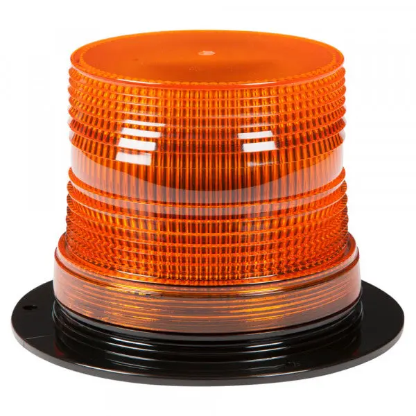 Material Handling Amber Compact Dome Beacon Light. Permanent Mount | 78093 Grote 1