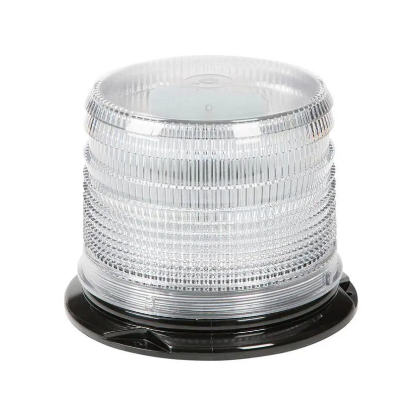 Medium Profile Short Dome White Led Beacon, Permanent Mount | 78851 Grote 1