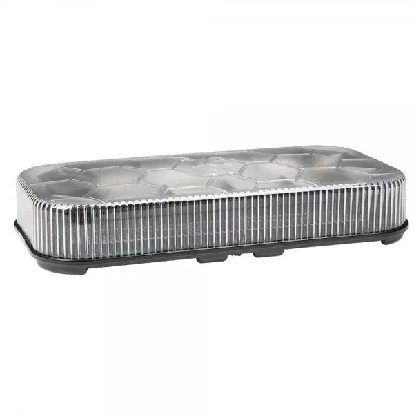 Amber Rectangular Led Mini Light Bar, Permanent Mount | 79053 Grote 1