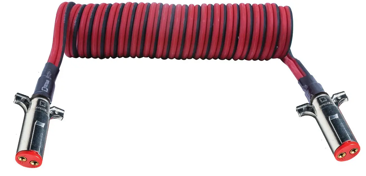 15 Ft Dual Tailgate Battery Charging Or Tarping System Powercoil, 12" X 12" Lead Length | 7Dtb522mw Tectran 1