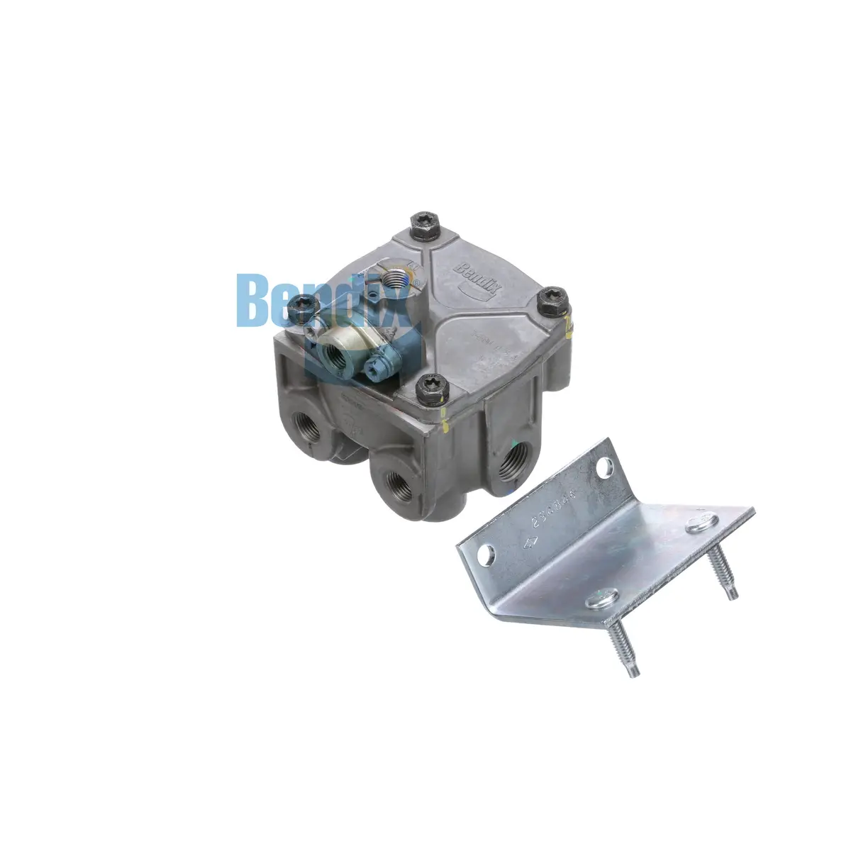 R-12Dc Relay Valve With 2 Horizontal And Delivery Ports | Bendix 801391 1