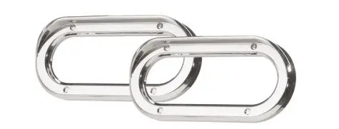 8" Plastic Chrome Bezel For Grommet Mounted Light | 10490 United Pacific 1