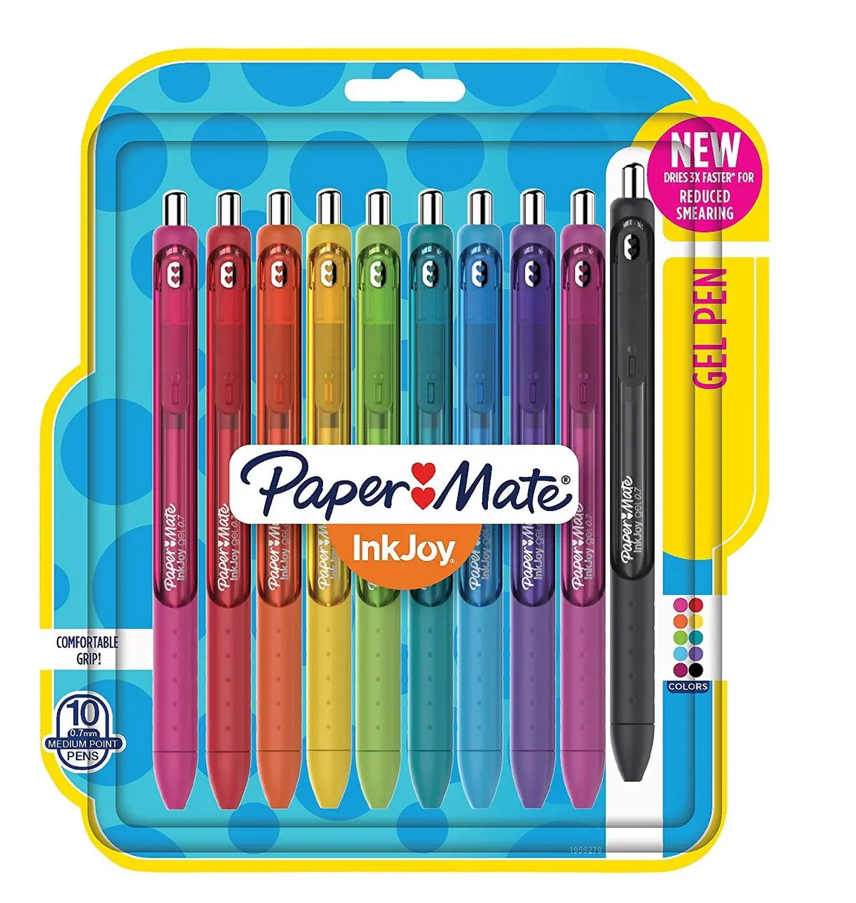 Paper Mate Inkjoy Gel Pens, Medium Point, Assorted Colors, 10 Count 1
