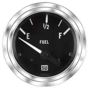 Deluxe Fuel Level Gauge, E-1/2-F | 82111 Stewart Warner 1