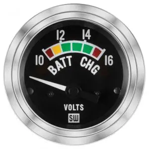 Deluxe Voltmeter, 10- 16 Vdc | 82309 Stewart Warner 1