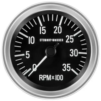 Deluxe Tachometer, 0-3,500 Rpm | 82689 Stewart Warner 1