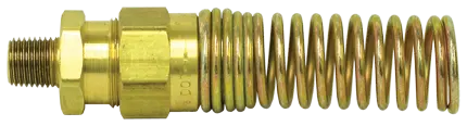 Reusable Male Hose Connector With Spring Guard (Pack Of 5) | Tectran 102 1