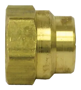 Brass Reusable Hose Fitting Nut (Pack Of 10) | Tectran 1025 1