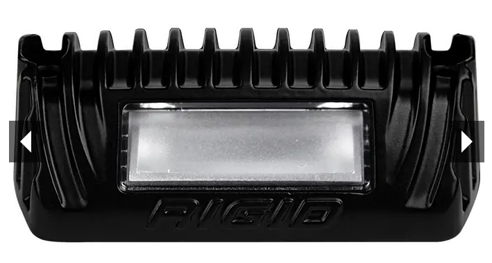1"X2" Rectangular Clear Led Work Light, Hardwired & 2 Stud Mount | Truck-Lite 84715 1
