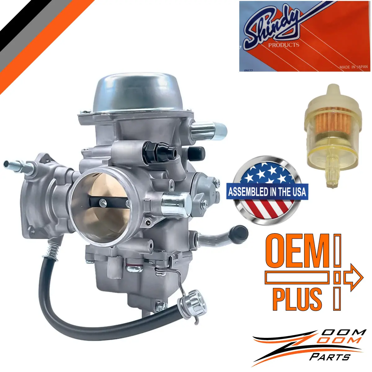 Oem + Plus Carburetor For 2002 - 2008 Yamaha Grizzly 660 Yfm660 Utility Atv Quad 1