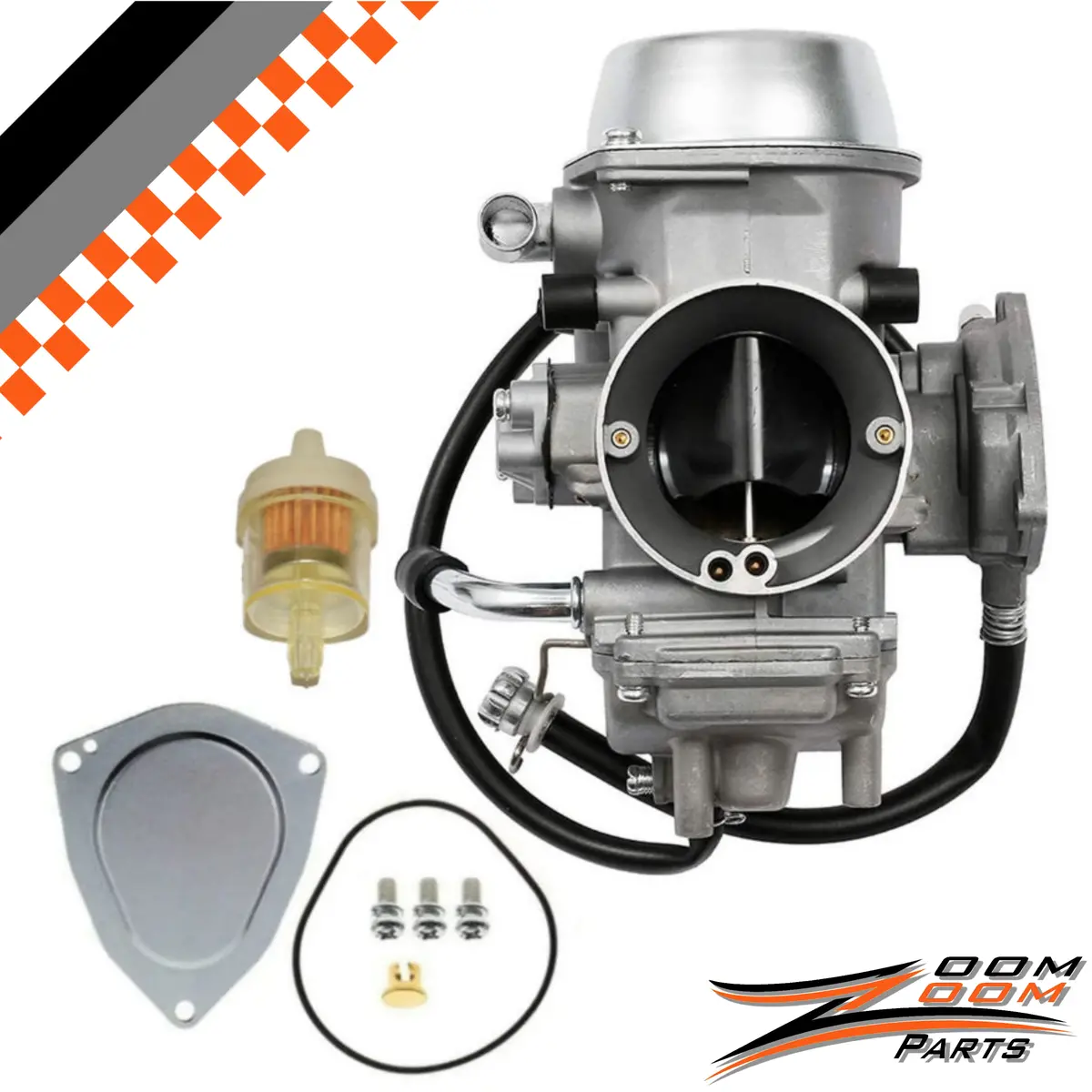 Custom Plus Carburetor For 2002 - 2008 Yamaha Grizzly 660 Yfm 660 4X4 4Wd Atv 2