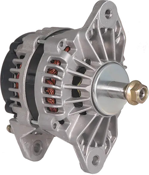 24Si New Heavy Duty Alternator, J180 Hinge Mount | Delco Remy 8600310 1