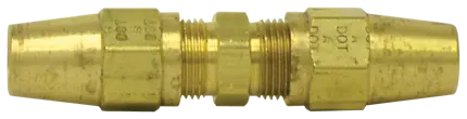Brass Air Brake Fitting For 1/4" Copper Tubing Union | Tectran 1162-4 1