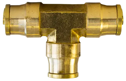 1/2" Tube D.O.T. Push Lock Union Tee Fitting For Nylon Tubing (Pack Of 5) | Pl1364-8 Tectran 1