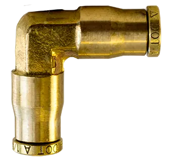 1/2" Tube D.O.T. Push Lock Union Elbow Fitting For Nylon Tubing (Pack Of 5) | Pl1365-8 Tectran 1