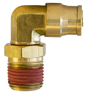1/2" Tube To 3/8" Pipe Thread D.O.T. Push Lock Swivel Male Elbow Fitting For Nylon Tubing (Pack Of 5) | Pl1369-8C Tectran 1
