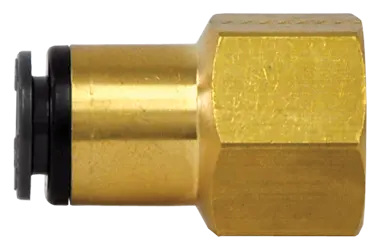 1/4" Pipe To 1/4" Tube Female Connector D.O.T. Composite Push Lock Fitting (Pack Of 10) | Ql1366-4B Tectran 1