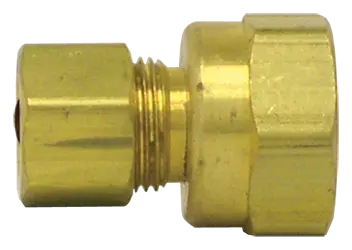 3/8" Tube To 1/4" Pipe Female Compression Connector (Pack Of 10) | 66-6B Tectran 1