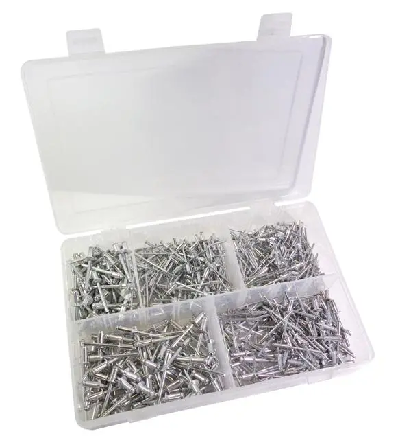 500 Pc. Aluminum Blind Rivet Assortment | 346 Atd Tools 1