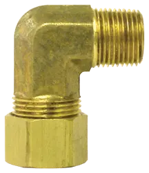 3/8" Tube To 1/8" Pipe Male Elbow Connector (Pack Of 10) | 69-6A Tectran 1