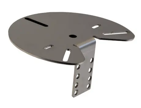 Stainless Steel Mirror-Mounted Beacon Bracket | Buyers Products 8891001 1