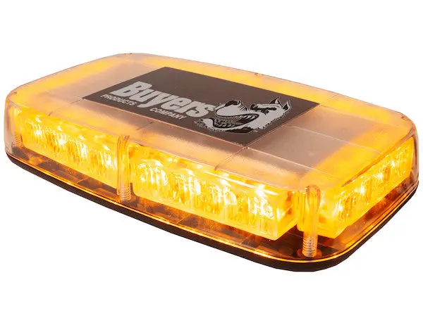 11" Rectangular Multi-Mount Amber Led Mini Light Bar For Snow Plow Truck, Work Truck, Trailers | 8891040 Buyers Products 1
