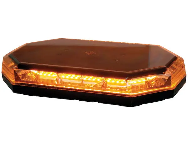 15 Inch Octagonal Led Mini Light Bar - Amber | 8891060 Buyers Products 1