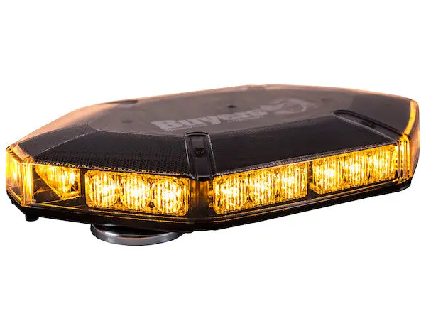 Amber Octagonal 30 Led Mini Light Bar | Buyers Products 8891100 1