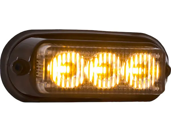 4 Inch Amber Led Strobe Light | Buyers Products 8891120 1