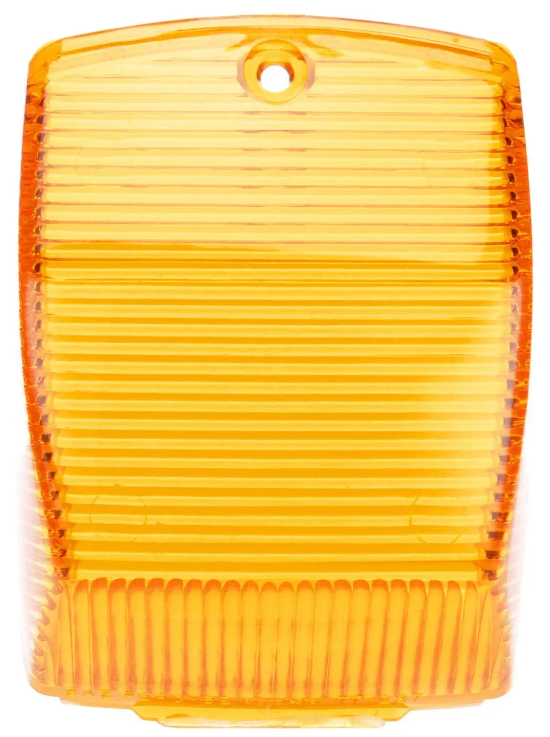 Signal-Stat Yellow Rectangular Replacement Lens For Chrome Cab Marker, 1 Screw Mount | Truck-Lite 8925A 1