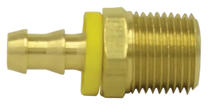 3/8" Hose I.D. To 1/4" Male Pipe Thread Dual Barb Hose Fitting (Pack Of 10) | 725-6B Tectran 1